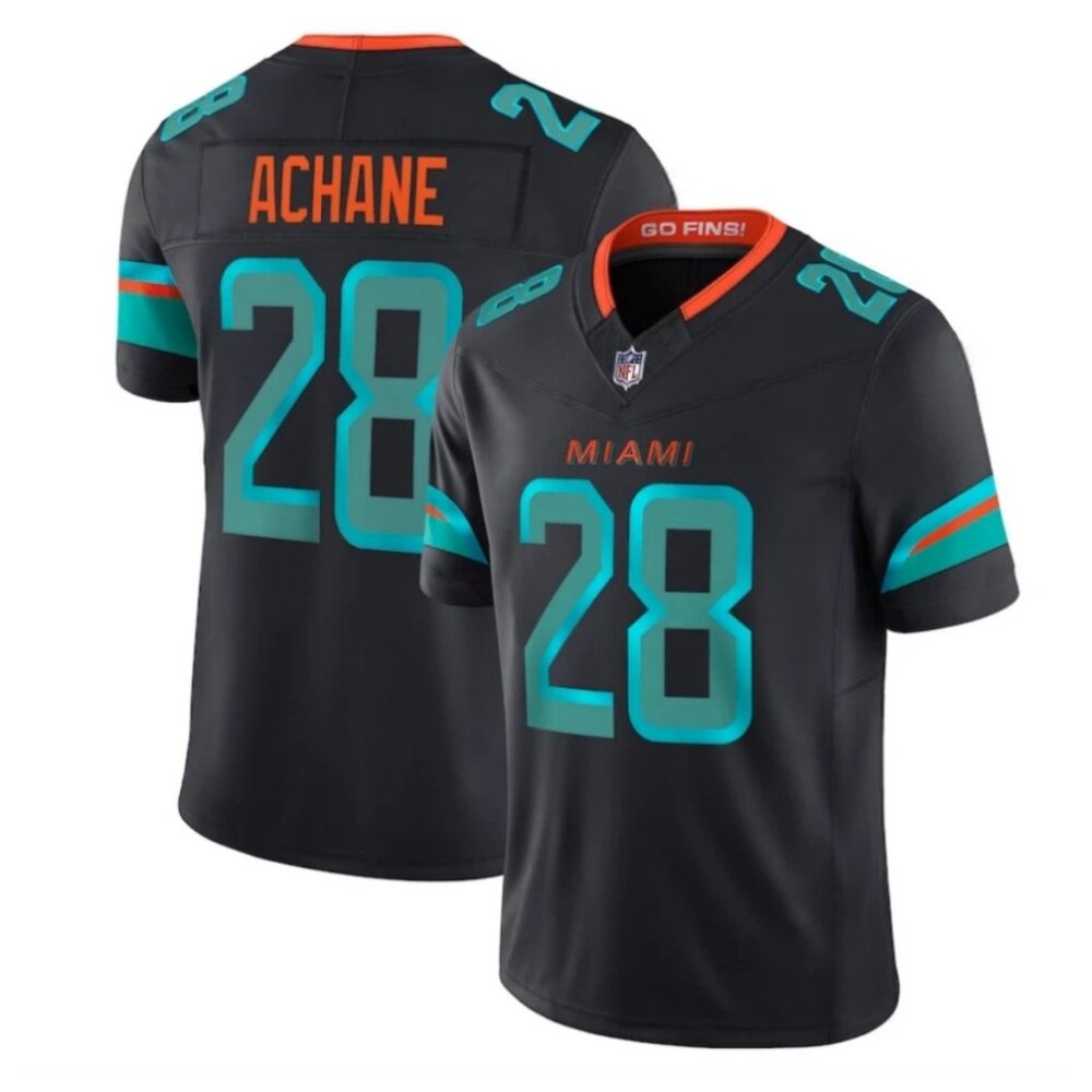 Mens Youths Select De'Von Achane Vapor Stitched Jersey Pitch Blue